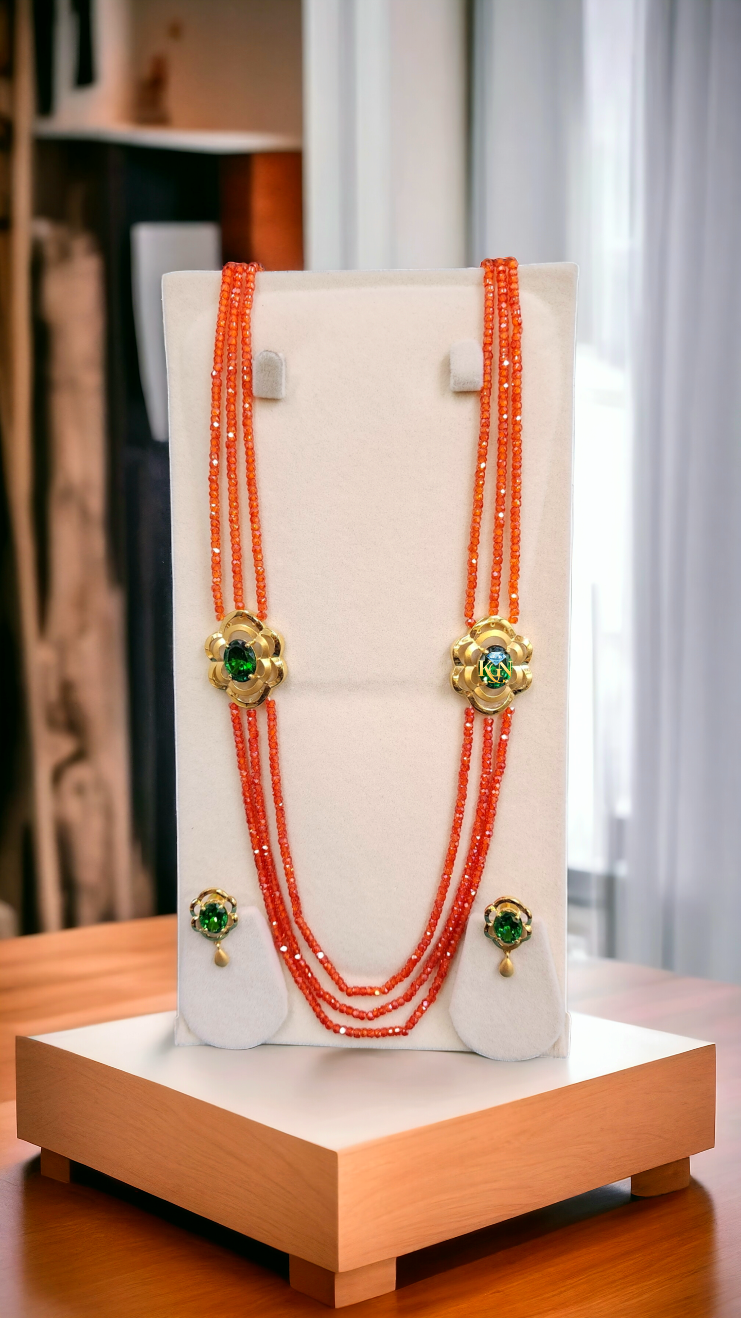 16 Gram 18C Gold Pendent Set - Image 3